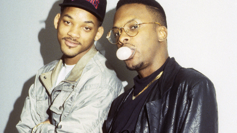 Will Smith et Jazzy Jeff posant