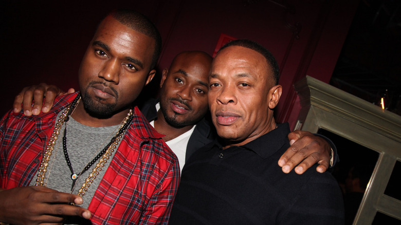 Kanye West avec le Dr Dre