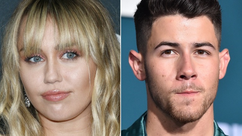 Une image partagée de Miley Cyrus et Nick Jonas, tous deux posant