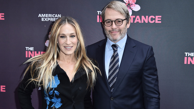 Sarah Jessica Parker et Matthew Broderick souriant