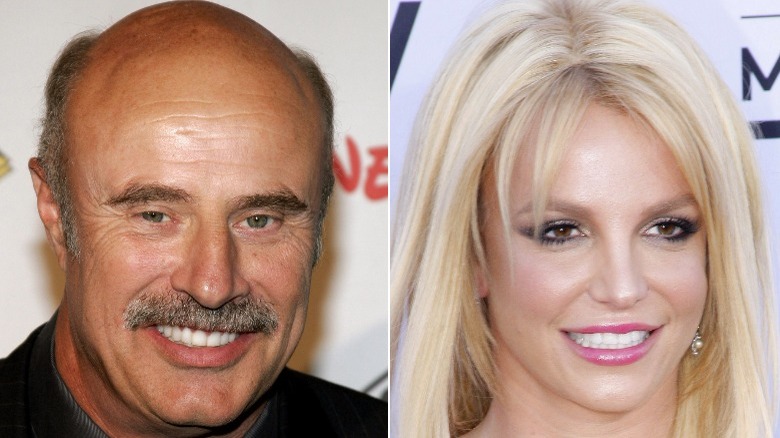 Le Dr Phil et Britney Spears sourient