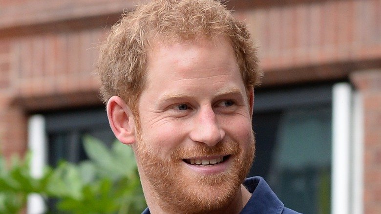 Prince Harry souriant