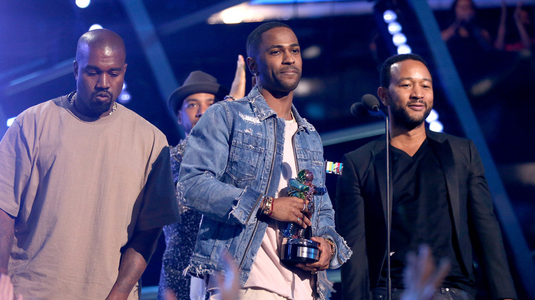 Kanye West, Big Sean et John Legend en 2015