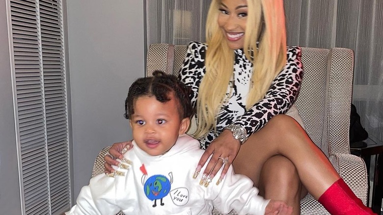 Instagram, le fils de Nicki Minaj, Papa Bear