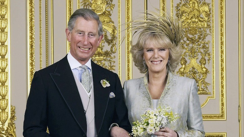 Portrait de mariage du prince Charles et de Camilla Parker Bowles