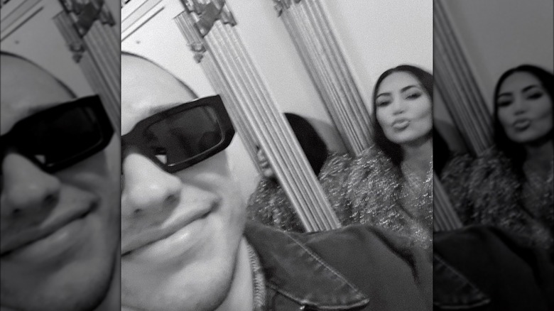 Selfie de Kim Kardashian et Pete Davidson