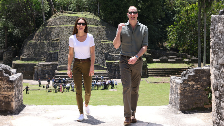 Kate Middleton et le prince William souriants