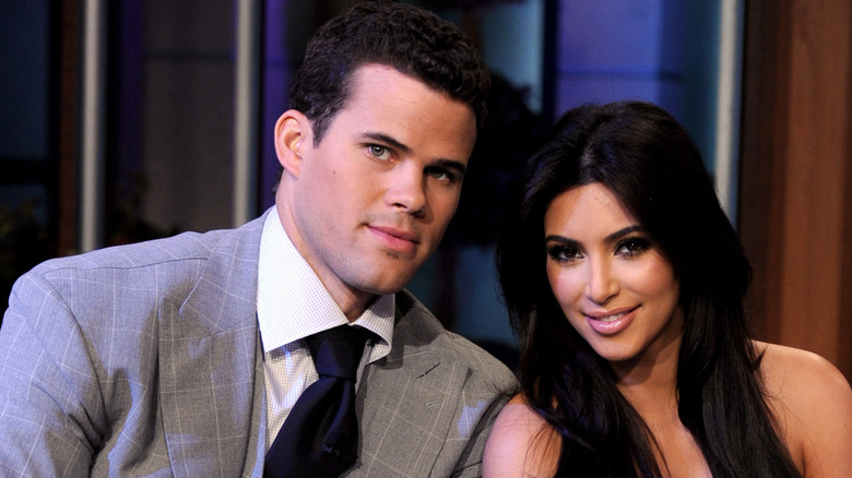 Kris Humphries et Kim Kardashian posent