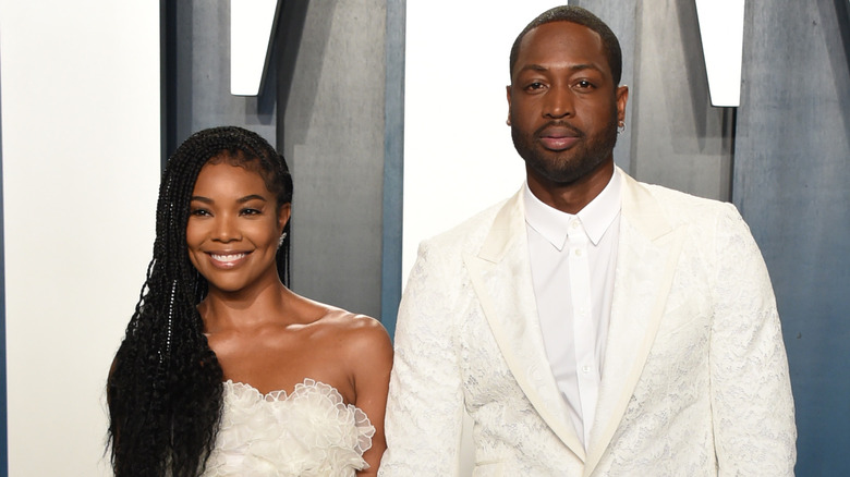 Gabrielle Union et Dwyane Wade posant