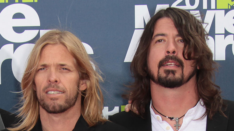 Taylor Hawkins et Dave Grohl aux MTV Movie Awards 2011