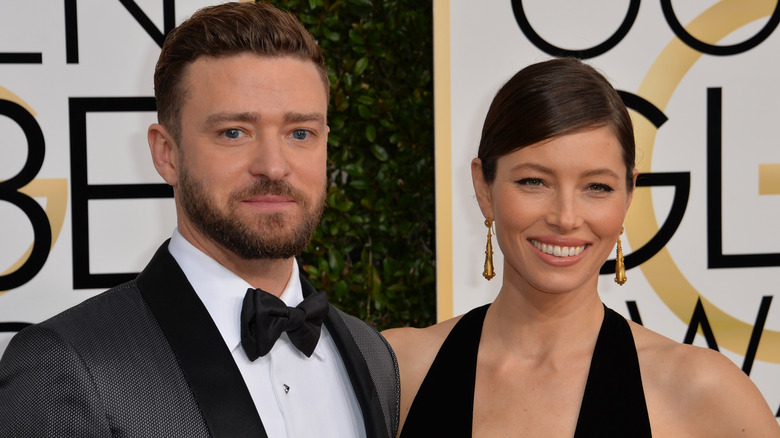 Justin Timberlake et Jessica Biel sur le tapis rouge