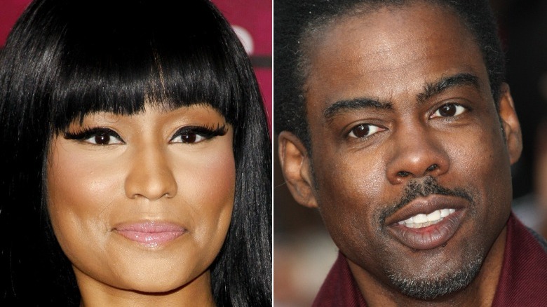 Nicki Minaj et Chris Rock sur le tapis rouge