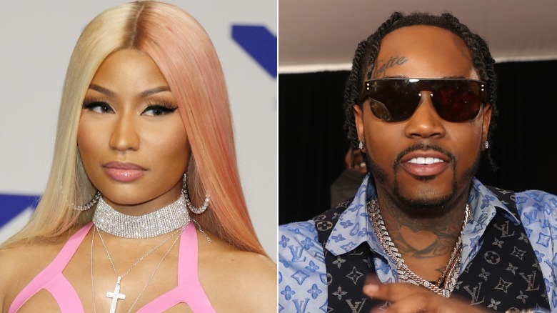 Nicki Minaj et Fivio Foreign côte à côte