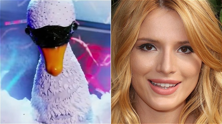 Image partagée de Swan de Masked Singer et Bella Thorne