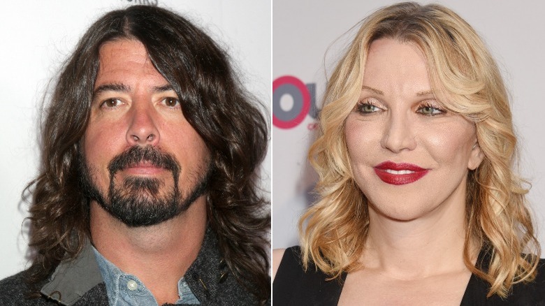 Dave Grohl et Courtney Love partagent une image