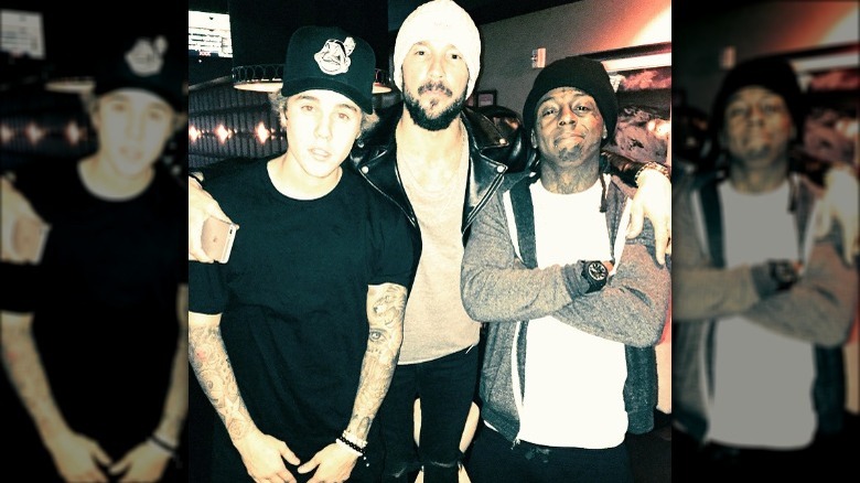 Justin Bieber, Carl Lentz et Lil Wayne