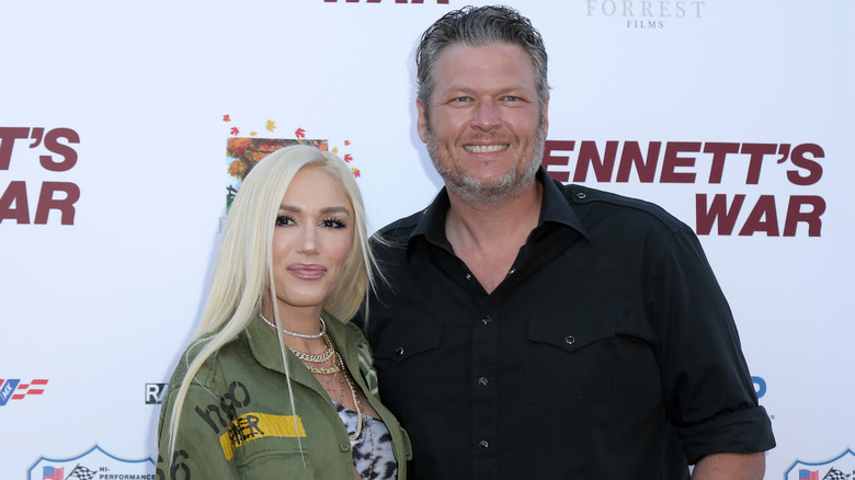 Blake Shelton et Gwen Stefani posent 