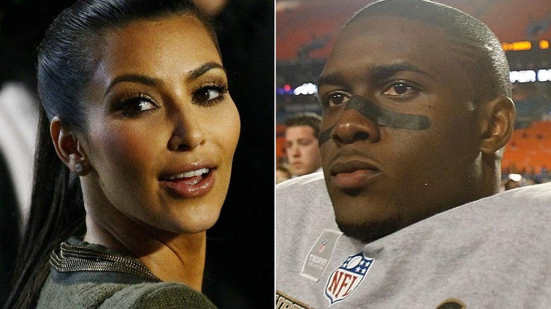 Kim Kardashian et Reggie Bush au Super Bowl