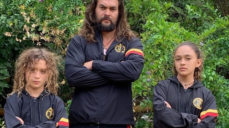 Jason Momoa et ses enfants