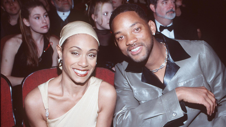 Jada Pinkett Smith et Will Smith sourient