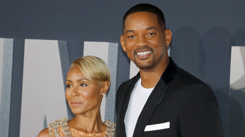 Jada Pinkett Smith et Will Smith posant ensemble