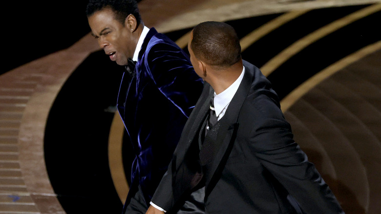 Will Smith gifle Chris Rock