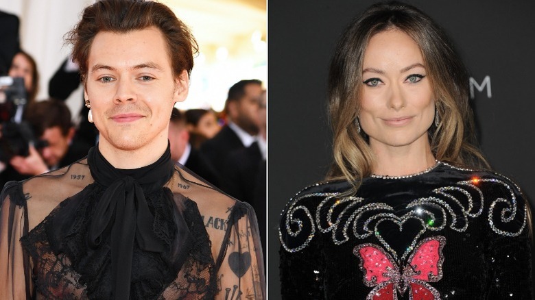 Harry Styles et Olivia Wilde en noir