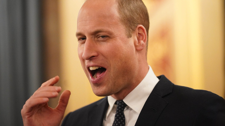 Le prince William rit