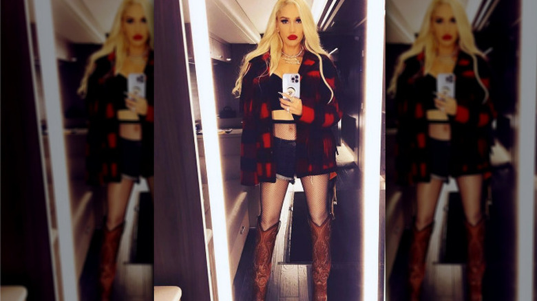 Selfie miroir de Gwen Stefani