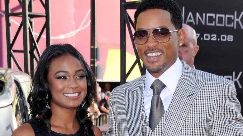 Tatyana Ali et Will Smith ensemble sur le tapis rouge