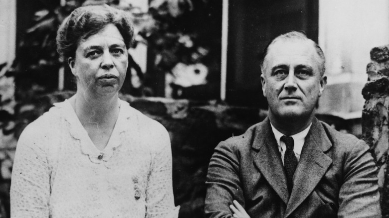 Franklin D. Roosevelt avec Eleanor Roosevelt