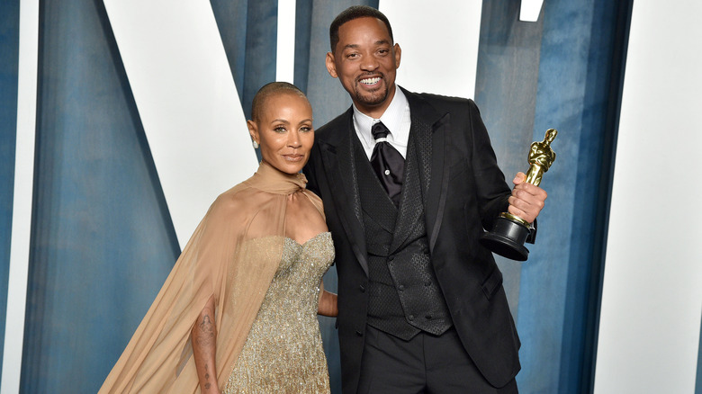 Jada Pinkett Smith et Will Smith sourient