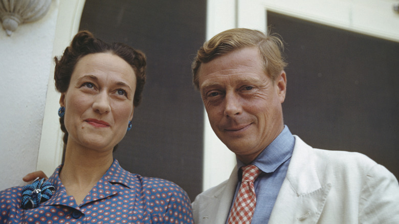 Wallis Simpson, duc de Windsor souriant