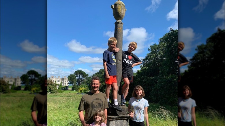 Dominic West et sa famille