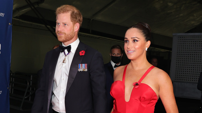 Meghan Markle et le prince Harry lors d'un événement 