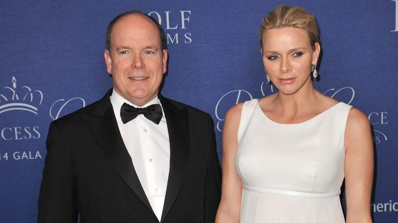 Le prince Albert et la princesse Charlène en 2014