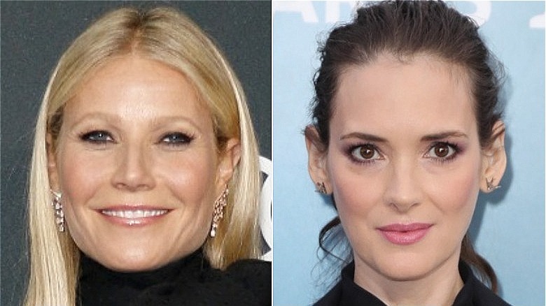 Gwyneth Paltrow et Winona Ryder lors d'événements distincts