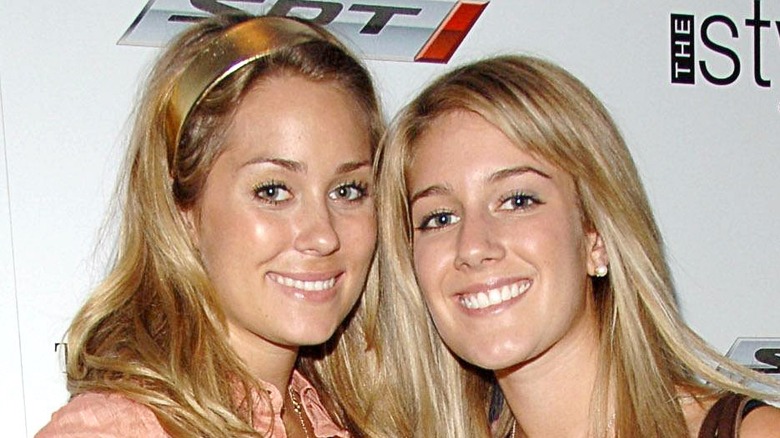 Lauren Conrad et Heidi Montag lors d'un événement