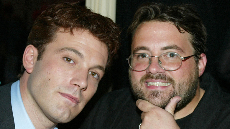 Ben Affleck et Kevin Smith lors d'un événement