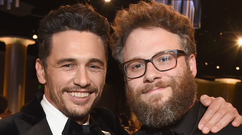 James Franco et Seth Rogan lors d'un événement