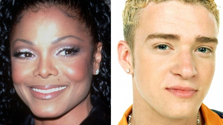 Janet Jackson, Justin Timberlake souriant