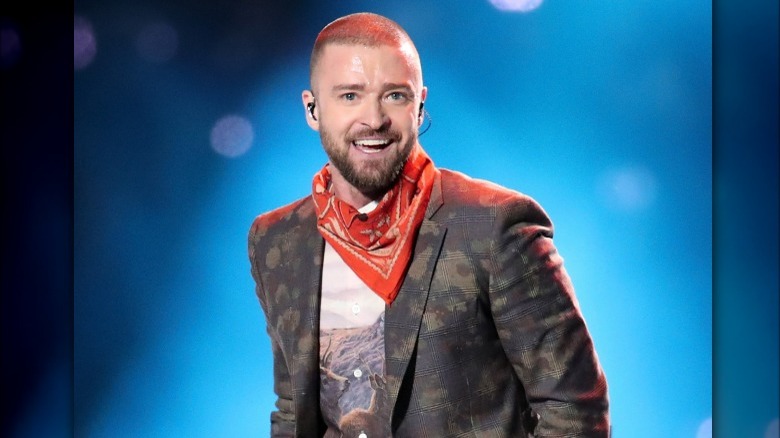 Justin Timberlake en riant