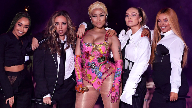 Nicki Minaj sur scène avec Little Mix