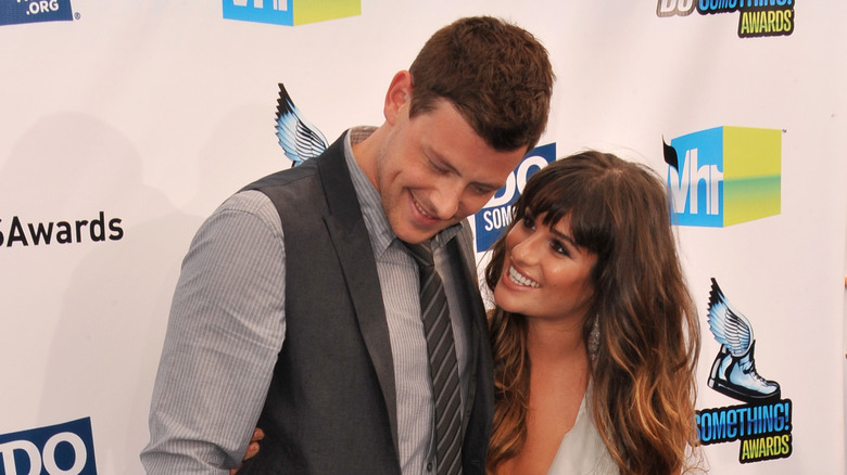 Cory Monteith et Lea Michele sur le tapis rouge