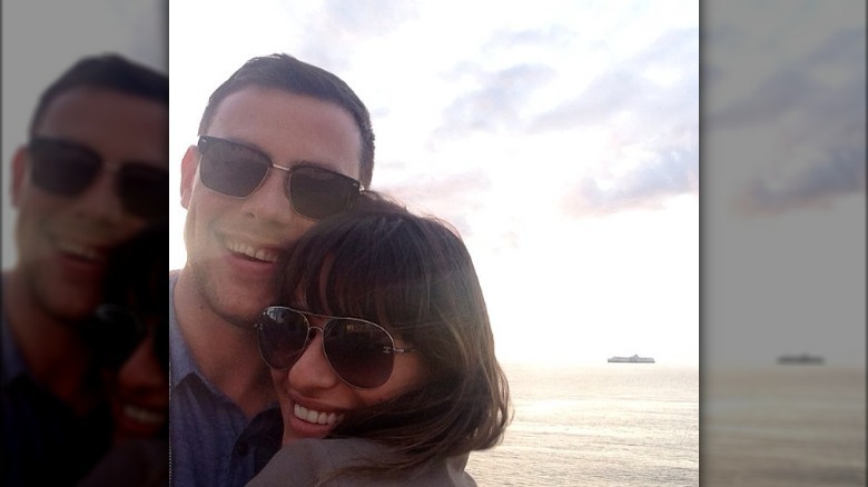 Cory Monteith et Lea Michele en selfie