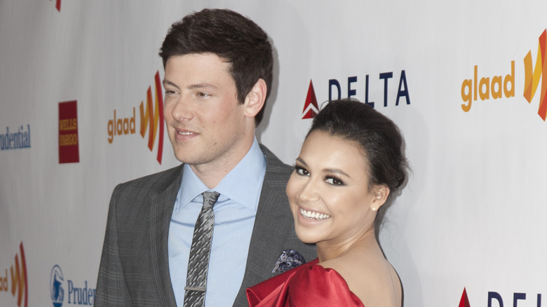 Cory Monteith et Naya Rivera sur le tapis rouge