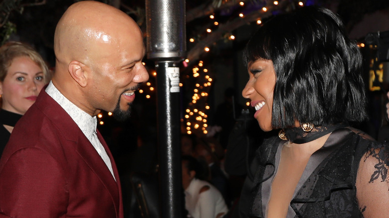 Tiffany Haddish et Common lors d'une fête 