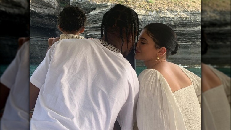 Travis Scott, Kylie Jenner et sa fille sur Instagram 