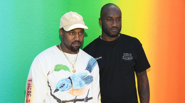 Kanye West et Virgil Abloh souriants