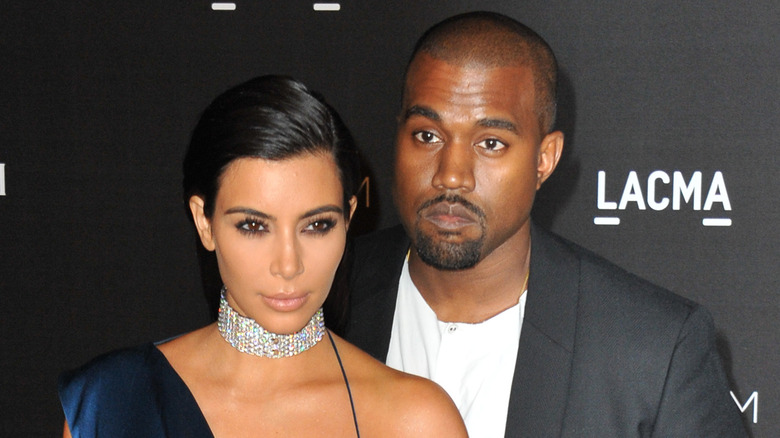 Kim Kardashian et Kanye West posent